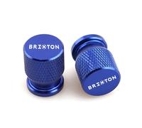 Aluminum alloy valve core cap For BRIXTON Cromwell 125 250 1200 Crossfire 500 Storr Sunray Accessories CNC Aluminum Wheel 1 PairTyre Valve Cap(Blue)