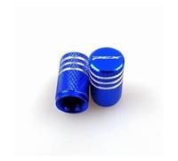 Aluminum alloy valve core cap For Hon@&da Pcx PCX Electric PCX125 150 160 HybridMotorcycle Accessorie Wheel Tire Valve Stem Caps Airtight Covers Dustproof(PCX Blue 2pc)