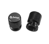 Aluminum alloy valve core cap For Sur Ron Surron 48T 52T 54T 58T 64T Light Bee X S2Pcs Motorcycle Accessories Tire Valve Air Port Stem Cover Caps(Black)