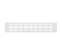 Aluminum Alloy Vent Mesh Cover 80x400mm Silver Decorative