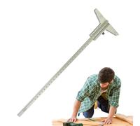 Aluminum Alloy Vernier Calipers - Woodworking Measurement Ruler, Precision Measuring Tool For Inside, Outside, Depth, Step Measurements, Manual Scale Ruler | Non-Digital Sliding Gauge For Engineering