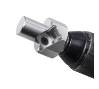 Aluminum Alloy Vertical Drill Guide Locator with 19mm and 20mm Bushings for Precise Woodworking Hole Punching and Accurate Drilling, Compact Portable(A)