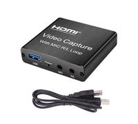 Aluminum Alloy Video Capture Card 4K Screen Record Game Streamer Device