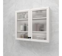 Aluminum Alloy Wall Cabinet - Versatile Display Stand for Kitchen, Bathroom, or Living Room