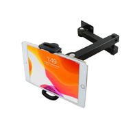 Aluminum Alloy Wall Mount for iPad and Tablets 4-13 Inch, Long Arm 360° Rotating Bracket Holder With Sturdy Metal Base for Business and Home