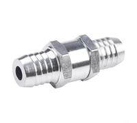 Aluminum Alloy -Way Check Valve for Fuel Line, 6/8/10/12/14/16mm Non-Return Valve Siphoning in Automotive, Marine, RV & Agriculture Syst(16MM)