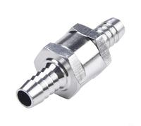 Aluminum Alloy -Way Check Valve for Fuel Line, 6/8/10/12/14/16mm Non-Return Valve Siphoning in Automotive, Marine, RV & Agriculture Syst(10MM)