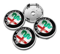 Aluminum Alloy Wheel Protection, Car Hub Center Caps for Alfa Romeo, Easy Installation with High Impact Resistance