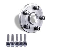 Aluminum Alloy Wheel Shims 1 Piece Wheel Spacer Adapter For Forged Aluminum Alloy Pcd 5x112 Cb 57.1mm(1PC 15mm silver Ada)