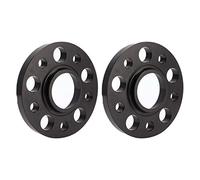 Aluminum Alloy Wheel Shims For Mercedes For Benz Car Wheel Hub Spacer Kit 5x112 With 15mm Flange M12x1.5mm Auto Bolt Replacement(Black)