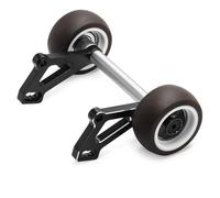 Aluminum Alloy Wheelie Bar For AR-RMA 1/8 6s For OUT-CAST V6 6s For KRA-TON V6 RC Car Upgrade Parts Accessories(Schwarz)