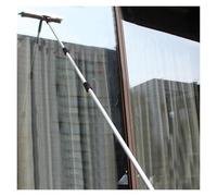 Aluminum Alloy Window Cleaner Extension Pole, Casement Washing Kit For Floor/Bath, Outside Window Cleaner Tool, For Apartment Outdoor High Big Windows Doors,L 2.4M/8FT