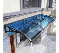 Aluminum Alloy Window Door Awning 100×400cm Rain & Snow Proof Easy Installation Strong Load-Bearing Silent OperationOverhang for Front Doors/Windows