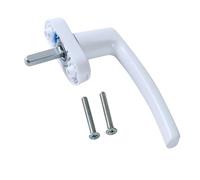 Aluminum Alloy Window Handles Universal Door Handle Key Locking For Double Glazing White Door Only handle Turning With screws