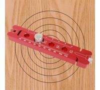 Aluminum Alloy Woodworking Compass for Circle/Arc Drawing，Metric/Imperial Carpenter Fixed-Point Marking Gauge Circle Marking Woodworking Compass Tool for Drawing Repeatable Arcs Circles