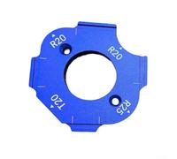 Aluminum Alloy Woodworking Corner Template for Inner and Outer R Angles, T-Angle Positioning Tool with Double Limit Support Plate, Multi-(RT20)