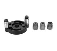 Aluminum Alloy Woodworking Hole Puncher Locator, Drill Guide Tool for Carpentry, High - Precision Hand - Held Hole Guide with 6mm 8mm 10mm Drill Sleeves for Board