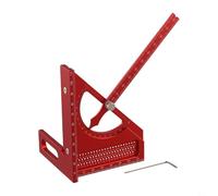 Aluminum Alloy Woodworking Ruler for Precise Angles and Efficient Project Execution (blue)