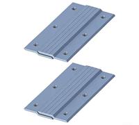 Aluminum Alloy Z Bracket Strips for Wall Mounted Displays Requiring Low Profile Near Flush Positioning (8inch)