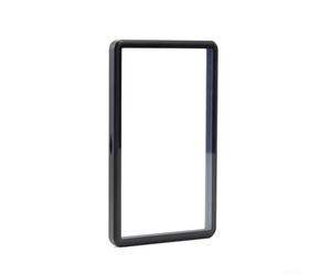 Aluminum and Tempered Glass Case for PS Sports Cards, Compact Collector Storage Box 14.2x8x1cm with Elegant Display Style and Multiple Colour Options(Black)