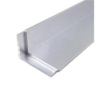 Aluminum angle bar,2 Pcs 6063 Angle L-Shaped Bar, Length 500Mm Structural Metal Suitable for Brackets, Framing And Industrial Use(6x6x1x500mm)
