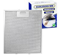 Aluminum Anti Grease Filter for Cooker Hood 310x250x8 mm with the Original Code 00353110 353110 for Bosch for Siemens for Neff for Constructa - MONTERAL