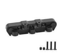 Aluminum ARA320573 Front Super Basher Front Bumper Mount For Ar-rma 1/8 For KR-ATON For OU-TCAST For NO-TORIOUS 6S Rc Part(Schwarz)