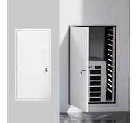 Aluminum Attic Access Door Lockable, Large HVAC Duct Access Panel for Drywall, Plumbing/Electrical Inspection Hatch Service Door