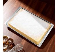 Aluminum Baking Pan 37.5 x 27.5 x 2 cm for Home and Commercial Oven Use Cakes Cookies For Bread Pastries Food Safe Material
