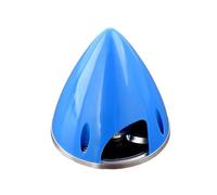 Aluminum Base Plastic Spinner 38mm 45mm 51mm 57mm 63mm 70mm 75mm for airplane 2 Blade Propeller cover(Blue,70mm)
