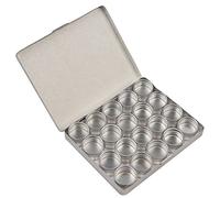 Aluminum Bead Storage Container | Perfect for Seed Beads, Diamond Painting, and Crafts | 20 Containers with Translucent Top