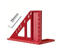 Aluminum Bevel Triangle Layout Measurement Tool Wood Aluminum Bevel Including preset Angles of 22.5 67.5 and 75 at The Same time Clear and Long-Lasting Measurements