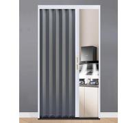 Aluminum Bi-Fold Folding Doors with Lock & Bottom Track, Retractable Accordion Interior Doorway Closet Door, Sliding Partition Gate Screen