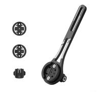 Aluminum Bicycle Bracket for Meter Light Lets You Attach For Garmin and For bryton Devices (Black)