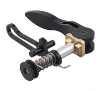 Aluminum Bicycle Seat Post Quick Release Folding Hook for Brompton Bike 72x67mm(Black)