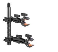 Aluminum Bike Motorcycle Handlebar Mount for Insta360 X5, Double Clamp Mount with 59" Invisible Selfie Stick Kit for Insta360 X5 X4 X3 X2, GoPro 13 12 (Upgraded Premium Locking Drop Proof Version