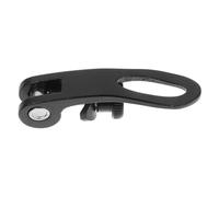 Aluminum Bike Seat Post Clamp Quick Release Lever M5x32 MM | Black Metal and Plastic Build, Rapid Adjustment for Commuting, Travel, Shared Mountain or City Bikes