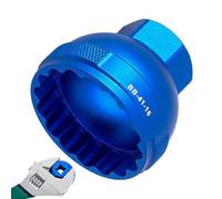 Aluminum Bike Socket, Bottom Bracket Wrench Tool, 40.2 cm Crank Installer with Durable Feature, Lightweight Alloy Spanner, Cycling Repair Tool with Precision Design, Bicycle Maintenance for Mountain