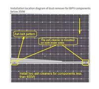 Aluminum Bipv Solar Panel Frame Water Drainage Clip for Automatic Rainwater-Guided Cleaning 60 X 30 X 0.8 Mm 3.5 G 400 G/min Flow 2-5 Mm 10-Pack