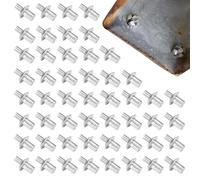 Aluminum Blind Rivets,Dome Large Flange Riveter|Pop Blind-Rivet with Large Flange,Expansion Rivet For Home,Electronic,Precision,Fixing Component Construction Fasteners