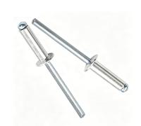Aluminum Blind Rivets with Steel Mandrel, 100 PCS 5mm Dome Head Pop Rivets for Marine Boat, Auto Repair, Sheet Metal, Furniture, DIY(5x8mm)