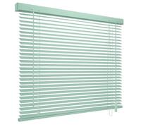 Aluminum Blinds Adjustable Venetian Window Treatment, 25mm Venetian Blinds with Tilt Control Wand, Window Covering for Home Office Bedroom or Living Room(Fruit Green)