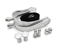 Aluminum Blunt English Spurs - 4 Replaceable Heads Nylon Straps for Adults
