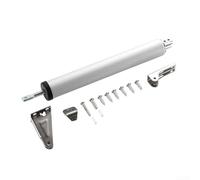 Aluminum Body Door Closer with Internal Pneumatic Cylinder for Stable and Repeatable Closing Behavior (Silver)