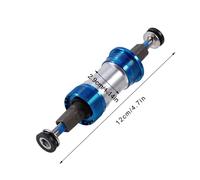 Aluminum Bottom Bearing Bicycle Central Bracket Waterproof Screw Bike Bottom Bracket, Dust and Water Resistant, For Cycling Enthusiasts (122.5mm)