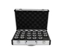 Aluminum Box ER11 ER16 ER20 ER25 ER32 ER40 Set A/AA ER Spring Collet Chuck for Milling Tool Handle Engraving Machine(0.005mm(AA),ER16 (10PCS))