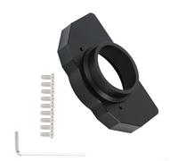 Aluminum Bracket Bearing Housing, 17.5 x 10.5 x 2.4 cm, Steering Wheel Adapter for Logitech Racing Wheels, Modular Design, Reinforced Load-Bearing Structure, Hardcore Gamers(Black)