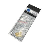 Aluminum+Brass Barrel with Shells Kit Model Tanks Aluminum 1/35 Tube for Tamiya 35380