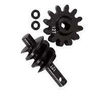 Aluminum Bridge Gear Set, Accuracy Cut Device for SCX24, 12T | Accuracy Engineered Aluminum Bridge Gear Assembly, for SCX24 Off Road Cars, Vehicle Models