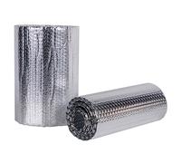 Aluminum Bubble Heat Thermal Reflector Panels, Self-Adhesive Thermal Insulation Aluminium Bubble Foil Heat Reflective Roll 1x(1-10) m(1x4m)